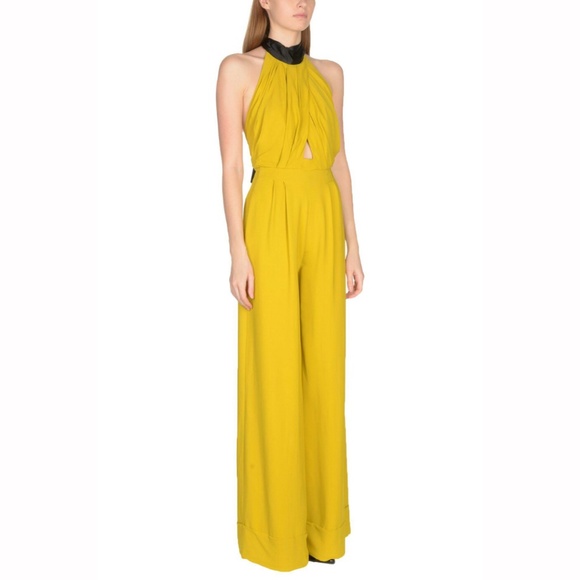 Roberto Cavalli Silk-Trimmed Crepe Jumpsuit - Picture 7 of 11